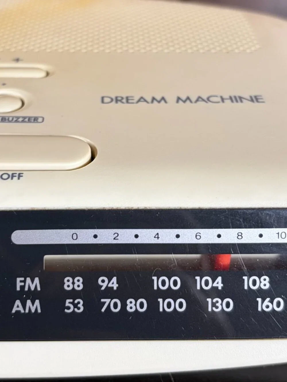 Vtg 90s Sony Dream Machine ICF-C370 Alarm Clock Radio Dual Alarm Setting TESTED